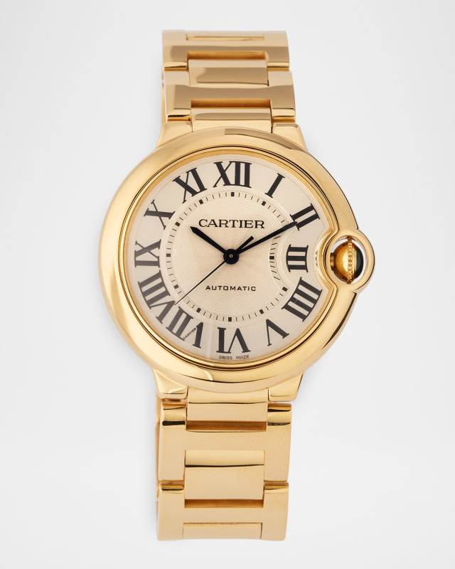 Cartier 18K Yellow Gold Ballon Bleu 36mm Vintage 2007-Current Watch